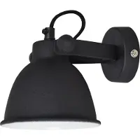 Urban Interiors Applique murale industrielle Ø 12 cm, style vintage, noir
