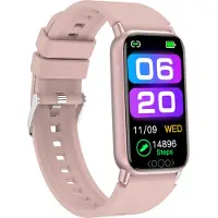 INF TK 72 Bracelet d'activité avec pouls, moniteur de sommeil, IP68 Pink