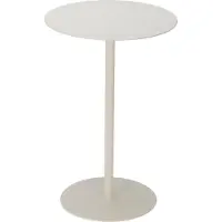 Koopmann Table pliante ronde 35 x 53 cm blanc