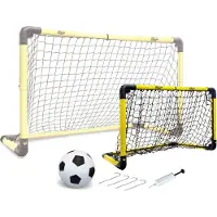 Inna But de football pliable 91 x 43 x 61 cm (36 x 17 x 24 cm) avec réglage de la hauteur et de la largeur