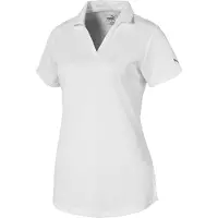 Puma Femmes, T-shirt de sport, W Icon Golf Polo (XS), Blanc, XS