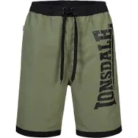 Lonsdale Shorts de bain 'Clennell' olive / noir