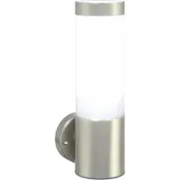 Syfax Applique Murale Extérieure Argenté 12 x 8,5 x 27 cm
