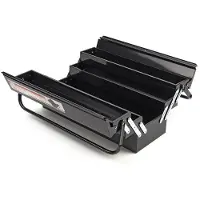 HBM Caisse à outils professionnelle en acier 3 couches et 5 compartiments 535 mm