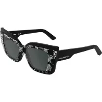 Karl Lagerfeld Lunettes de soleil - - KL6204S - 53/16/140 - Acétate - Noir/Silver