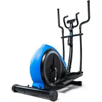 Thunder ATROX vélo elliptique, système de résistance magnétique 8 niveaux, cross trainer jusqu’à 110 kg, appareil fitness maison