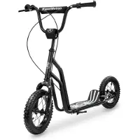 HyperMotion VIVA 12 scooter (roues de 30 cm avec pompe) - noir