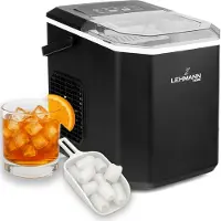 Lehmann Machine à Glaçons - 9 Glacons en 6-8 Minutes, 2 Tailles de Glacons, 12kg en 24h