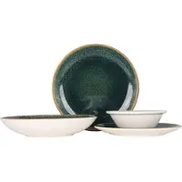Bonna Set de vaisselle (Large) - Ore Mar - 24 pièces - 6 personnes - Porcelaine