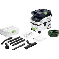 Festool CTM MIDI I AC CLEANTEC aspirateur mobile 1200 W 15 l classe de poussière M + kit de nettoyage standard