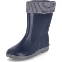 Beck Bottes en caoutchouc bleu / gris