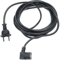 VHBW Câble électrique compatible avec Moneual station de charge ME670, ME685, ME770, MR6500 aspirateurs - câble de 5m, câble électrique