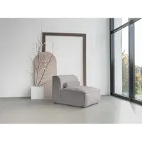 Miuform Flex Felix Canapé d'angle modulable 1 place - 96 x 76 cm - Gris - Canapé Canapé