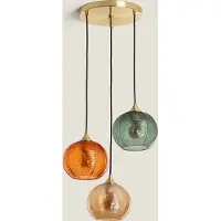 LEDKIA Suspension Verre Tri Klimt 450 Mm