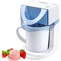 Syntrox Germany Syntrox GG-25W machine à glace 3 en 1 blanc bleu