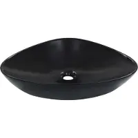 Syfax Lavabo 58,5 x 39 x 14 cm Céramique Noir