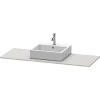 Duravit Console XSquare, 1 découpe au centre, 1400x16x550mm, XS060GM3939