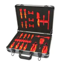 HBM jeu d'outils d'électricien 25 pièces, outils VDE en coffret