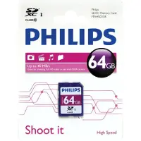 Philips FM64SD55B - Carte mémoire flash - 64 Go - Classe 10 - SDXC