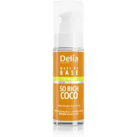 DELIA Base de maquillage anti-âge végétalienne à la noix de coco, 30 ml