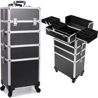 Uniq XL Make-up-/Nagel-Trolley 4-in-1 Classic - Schwarz