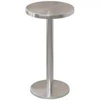 360Home Meubles de restauration Bar Café Acier inoxydable Table de restauration Petite table ronde Table de salle à manger Table de bistrot ronde 40x75cmBXG-HY40