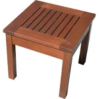 Harms Import Table d'appoint Sonora, couleur marron clair, table de jardin en bois massif