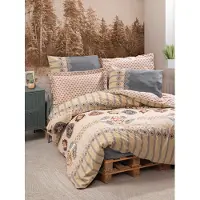L'essentiel Maison , Dakota- CTN4221, Gris, couettes, 100% coton ranforce