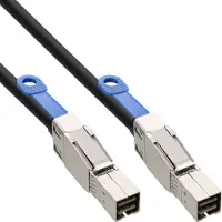 InLine 27638B externes Mini SAS HD Cable, SFF-8644 zu SFF-8644, 12Gb/s, 1m