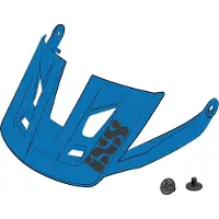 IXS Visor + Pins Trigger AM fluor bleu S/M
