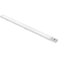 Emuca Luminaire LED Kaus rechargeable par usb - switch- Anodisé mat- Plastique et Aluminium