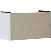 Hansgrohe Xevolos E Armoire sous lavabo, 2 tiroirs, SoftClose, 980x475x555mm, pour lavabo, 54181390