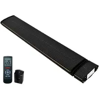 Quality Heating Chauffage infrarouge de terrasse noir Chauffage radiant réglable de 1800 à 2400Watt - 1800 Watt