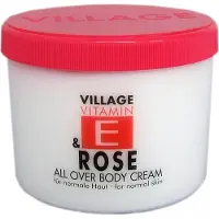Village Cosmetics Bodycream Vitamin E Rose 500ml Körpercreme Körperpflege 950611