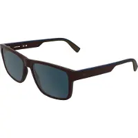 Lacoste Lunettes de Soleil L6076S 58/17/145 Matte burgungy Bio inj-g820 MAN L6076S