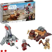 LEGO star wars 75265 le combat des microfighters : t-16 skyhopper contre bantha