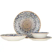 Bonna Set de vaisselle (Medium) - Alhambra - 24 pièces - 6 personnes - Porcelaine