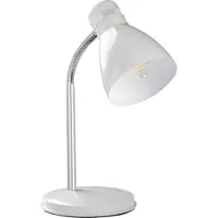 Kanlux S.A. ZARA Lampe de table Blanc Chrome E14 10W Dimmable IP20