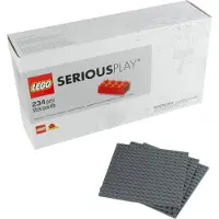 LEGO SERIOUS PLAY Kit de démarrage avec 3 plaques de construction 16x16 - Le kit idéal pour les ateliers