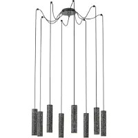 Stars of Light Lampe suspendue multi-suspensions Mentalona anthracite