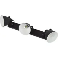Urban Interiors Lampe Cooler Spot Industrial à 3 ampoules, style vintage, noir