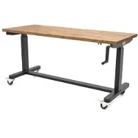 HBM Établi réglable en hauteur 152 cm