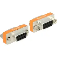 DeLOCK - Serieller Gender Changer - DB-9 (W) - DB-9 (W) - Flügelschrauben (65570)