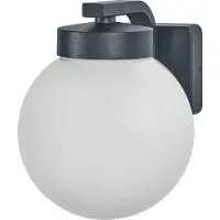 Osram Endura Classic LED Applique murale Erda, douille E27, IP54, aluminium gris foncé, compatible Smart+