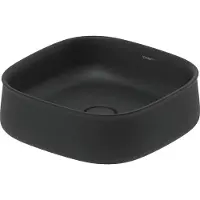 Duravit Vasque à poser Zencha sans robinetterie 420x420mm ant matt (420 mm, 420 mm)