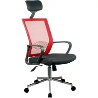 Akord Chaise De Bureau Rouge 49X50X120