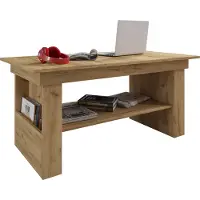 VCM Table basse en bois simple | Dimensions env. H. 52 x W. 115 x D. 58 cm | Table salon - Kobila