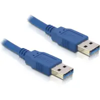 DeLOCK Câble USB A vers USB A - 1,5 mètre - Bleu -