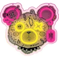 Forever Ours En Peluche Punk Fla01 Lumière Led Décorative