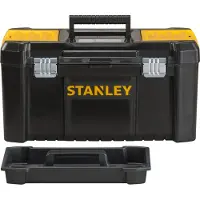 Stanley STST1-75521 Boîte à outils Essential, charnières métalliques, 48 x 25 x 25 cm